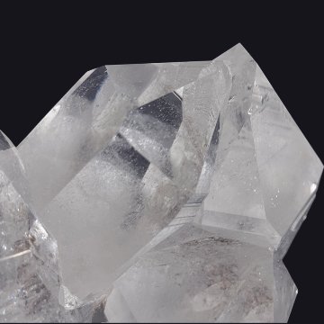 天然石 ヒマラヤ水晶  クラスター レインボー 虹入り 原石（25133）水晶原石の画像