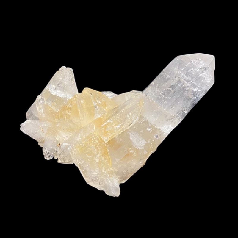 天然石 ヒマラヤ水晶  クラスター レインボー 虹入り 原石（25134）水晶原石の画像