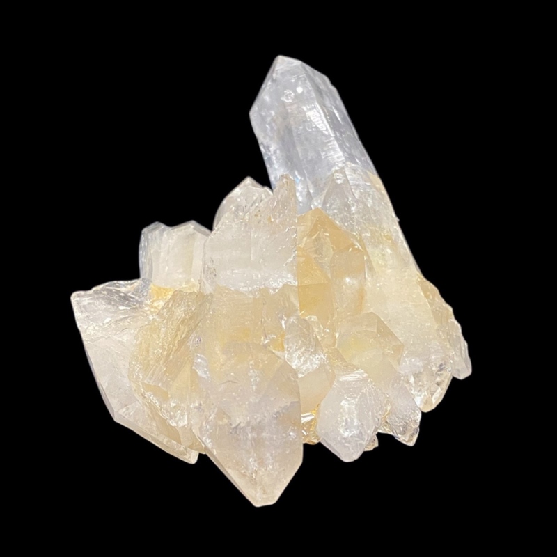 天然石 ヒマラヤ水晶  クラスター レインボー 虹入り 原石（25134）水晶原石の画像