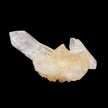 天然石 ヒマラヤ水晶  クラスター レインボー 虹入り 原石（25134）水晶原石の画像