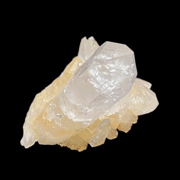 天然石 ヒマラヤ水晶  クラスター レインボー 虹入り 原石（25134）水晶原石の画像