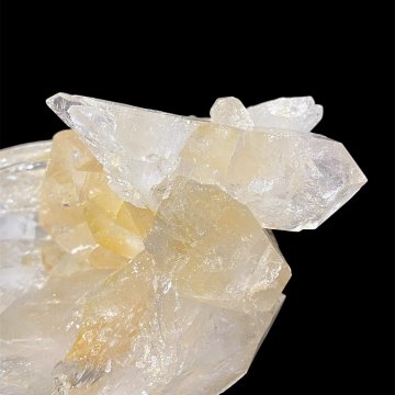 天然石 ヒマラヤ水晶  クラスター レインボー 虹入り 原石（25134）水晶原石の画像