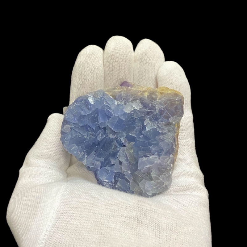 天然石 ブルーフローライト 蛍石  原石（2617）の画像