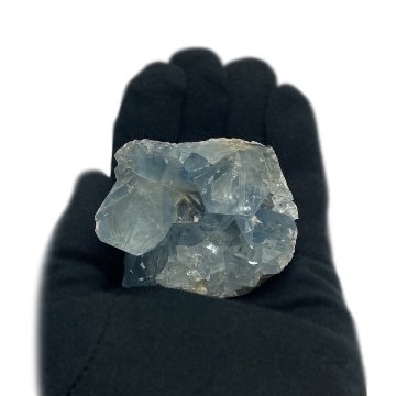 おまけ付き☆天然石 セレスタイト 天青石 原石 クラスター (2620) 鉱物 鉱石 標本 置物 の画像