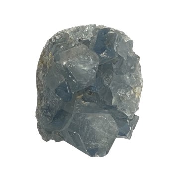 おまけ付き☆天然石 セレスタイト 天青石 原石 クラスター (2620) 鉱物 鉱石 標本 置物 の画像