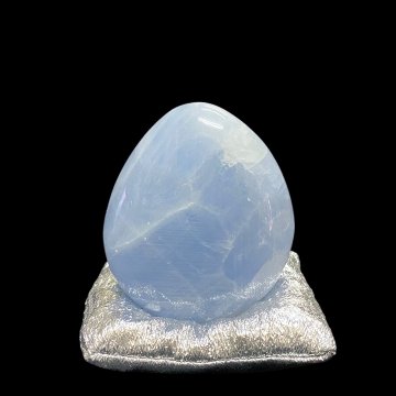 おまけ付き☆天然石 セレスタイト 天青石 磨き石 (2623) 鉱物 鉱石 標本 置物 の画像