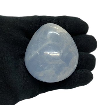 おまけ付き☆天然石 セレスタイト 天青石 磨き石 (2623) 鉱物 鉱石 標本 置物 の画像