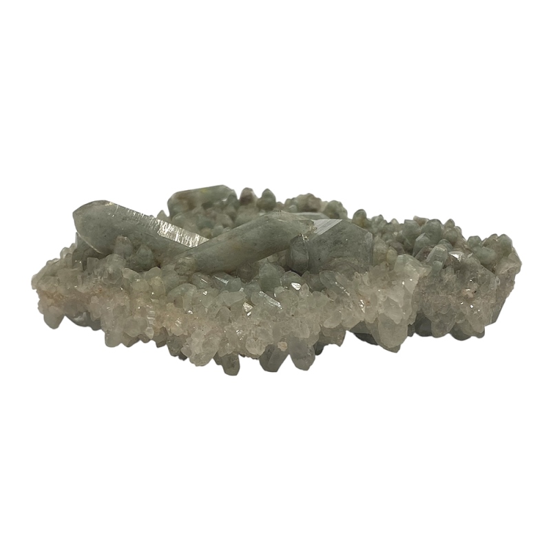 天然石  ガネーシュヒマール産  ヒマラヤ水晶 クラスター  クローライトINクォーツ（2625）の画像