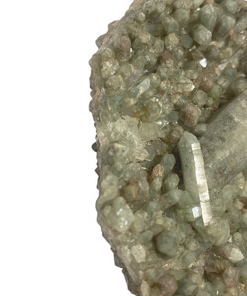 天然石  ガネーシュヒマール産  ヒマラヤ水晶 クラスター  クローライトINクォーツ（2625）の画像