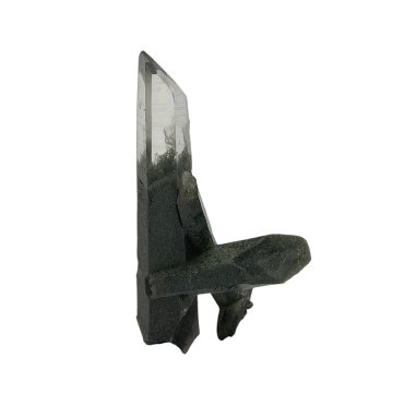 天然石  ガネーシュヒマール産  ヒマラヤ水晶 クラスター  クローライトINクォーツ（2644）の画像
