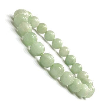 天然石 グリーンアマゾナイト ブレスレット  (16cm) 2666 パワーストーンの画像