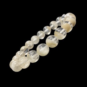 天然石 ホワイトファントム ブレスレット (16cm)  2668の画像