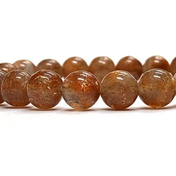 天然石 サンストーン ブレスレット (15.5cm,16cm) 2678の画像
