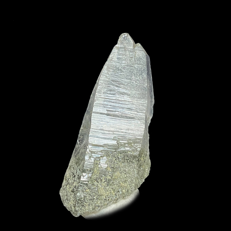 天然石  ガネーシュヒマール産  ヒマラヤ水晶 クラスター  クローライトINクォーツ（26121）の画像