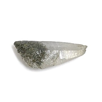 天然石  ガネーシュヒマール産  ヒマラヤ水晶 クラスター  クローライトINクォーツ（26121）の画像