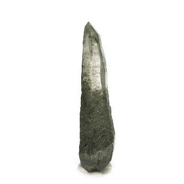 天然石  ガネーシュヒマール産  ヒマラヤ水晶 両剣ポイント  クローライトINクォーツ（26128）の画像