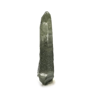 天然石  ガネーシュヒマール産  ヒマラヤ水晶 両剣ポイント  クローライトINクォーツ（26128）の画像