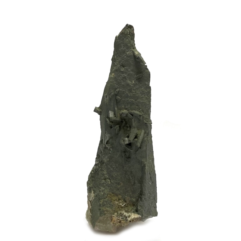 天然石  ガネーシュヒマール産  ヒマラヤ水晶 ポイント クローライトINクォーツ（26133）の画像