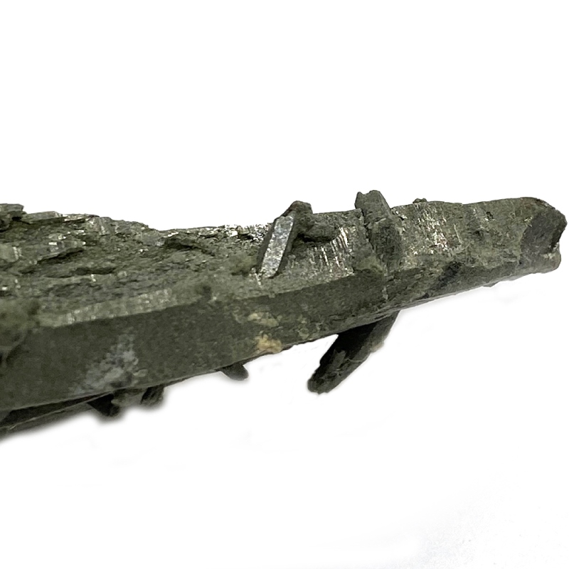 天然石  ガネーシュヒマール産  ヒマラヤ水晶 ポイント クローライトINクォーツ（26133）の画像