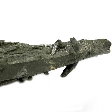 天然石  ガネーシュヒマール産  ヒマラヤ水晶 ポイント クローライトINクォーツ（26133）の画像