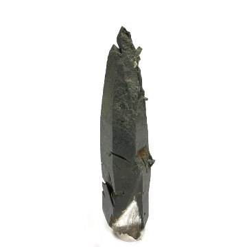 天然石  ガネーシュヒマール産  ヒマラヤ水晶 ポイント クローライトINクォーツ（26135）の画像