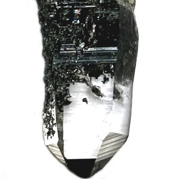 天然石 ガネーシュヒマール産 ヒマラヤ水晶 クローライトINクォーツ ペンダントトップ （26137）の画像