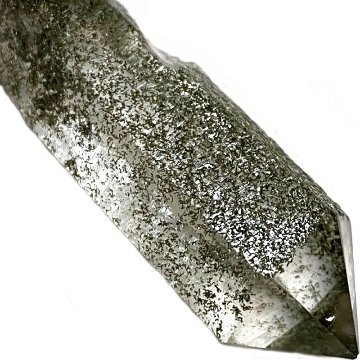天然石 ガネーシュヒマール産 ヒマラヤ水晶 クローライトINクォーツ ペンダントトップ （26138）の画像