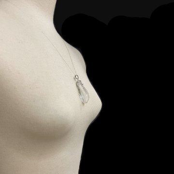 天然石 ガネーシュヒマール産 ヒマラヤ水晶 ペンダントトップ （26139）の画像