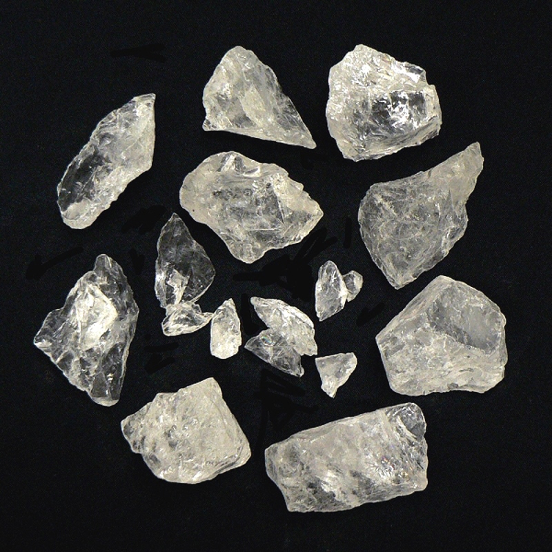 天然石 水晶 クリスタル ラフカット 原石  (100g) 【おまかせ品】 の画像