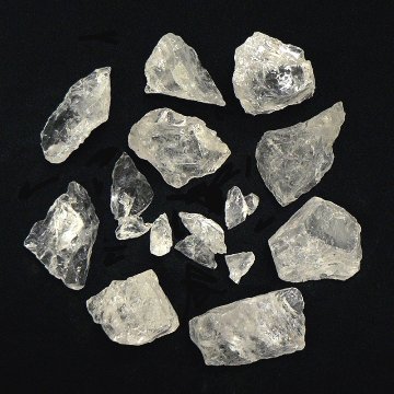 天然石 水晶 クリスタル ラフカット 原石  (100g) 【おまかせ品】 の画像