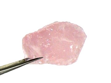 【おまかせ品】 天然石  ローズクォーツ 塊り (ラフカット) 100gの画像