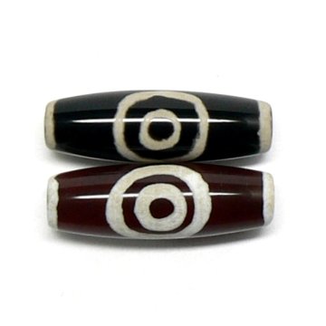 天然石 チベット天珠 山水天珠（1個）【おまかせ品】の画像