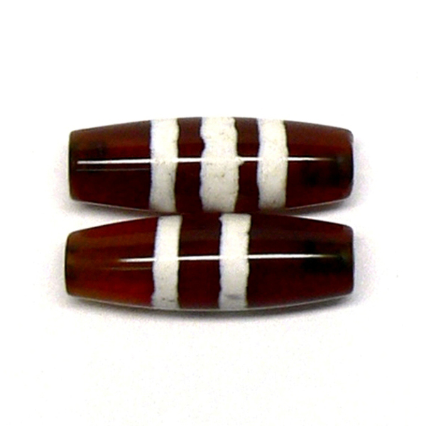 天然石 チベット天珠 線珠（1個）【おまかせ品】の画像