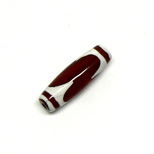 天然石 チベット天珠  虎牙天珠（1個）【おまかせ品】の画像