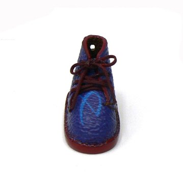 ミニ靴 ストラップ  キーホルダー   アルファ･ブルー(M) 画像