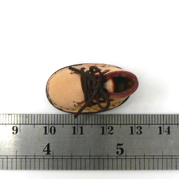 ミニ靴 ストラップ  キーホルダー   ヌメ革(S) の画像