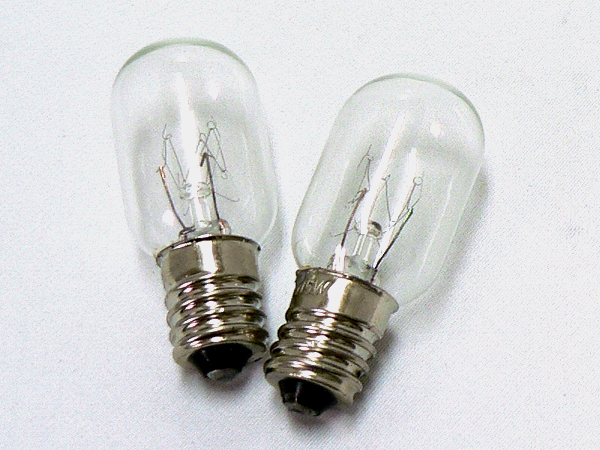 岩塩ランプ・交換用電球（E14・15W）2個セット画像