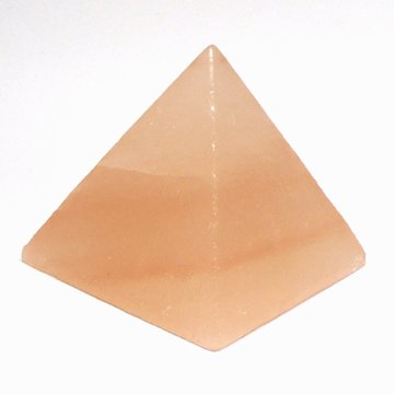 洗浄･浄化済【おまかせ品】ヒマラヤ岩塩 ピンクソルトのピラミッド(L) 画像