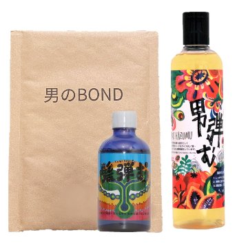 男のBOND 男弾む シャンプー 300ml +髪弾む 養毛剤 100ml セットの画像