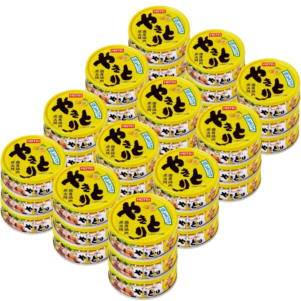 ホテイ 缶詰 やきとり 塩レモン味 36缶セットの画像