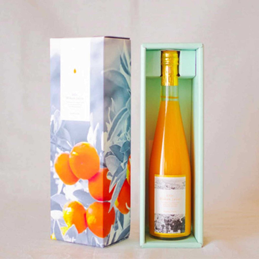 農園直送 手摘みうんしゅうみかん 100%ジュース 500ml 瓶 1本入りの画像