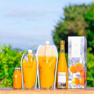 農園直送 手摘みうんしゅうみかん 100％ジュース 1000ml パウチ 3本入りの画像