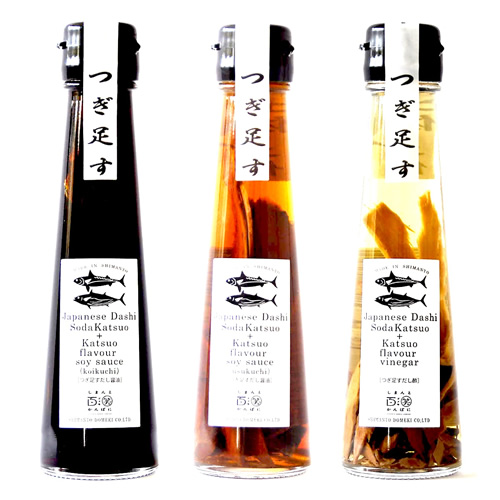 注ぎ足して使える だし醤油・だし酢３本セットの画像