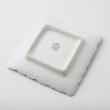ジェンガラ陶器 スクエアフランジパニプレート（13.5cm）の画像