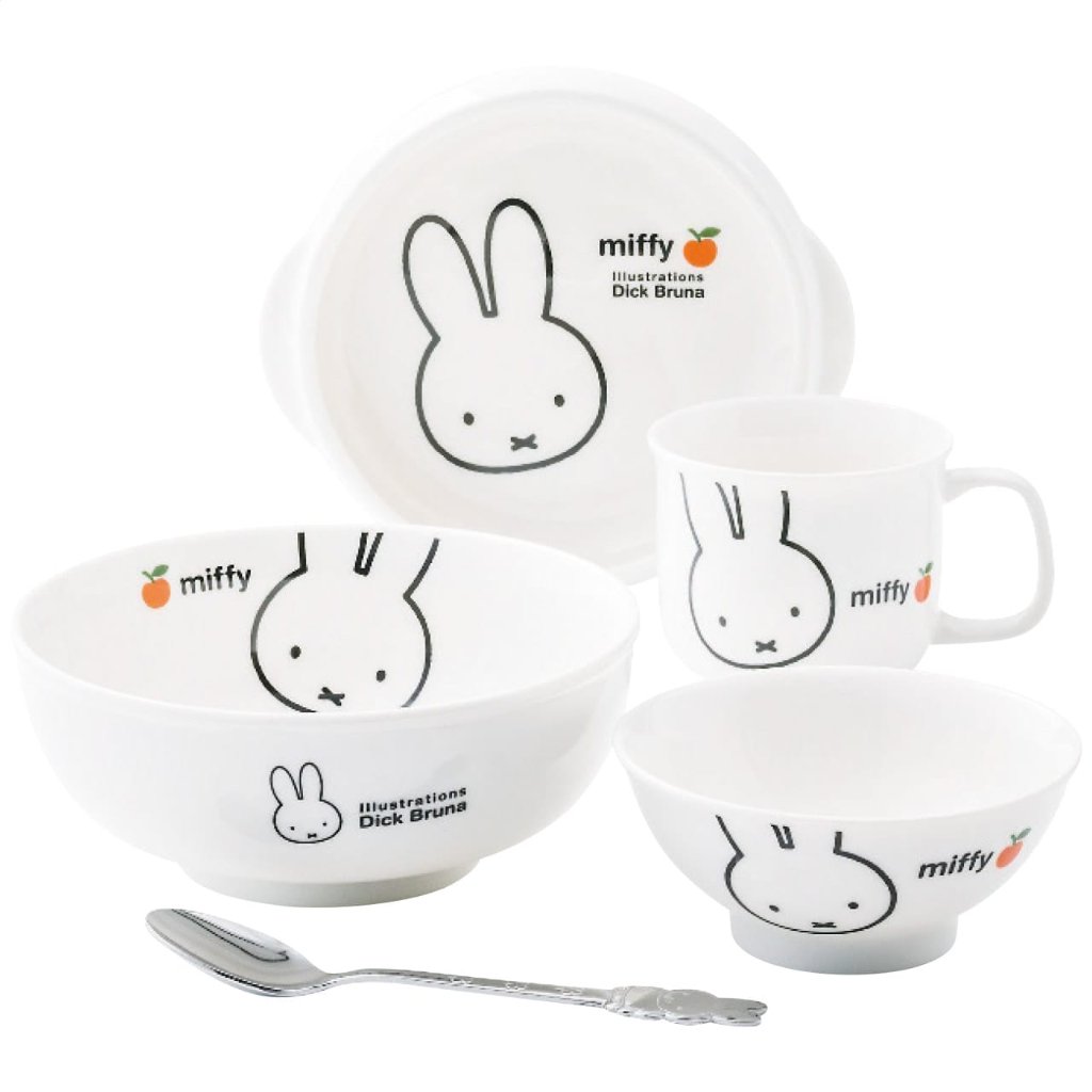 お子様食器ギフトセット ミッフィーアップルの画像