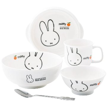 お子様食器ギフトセット ミッフィーアップルの画像
