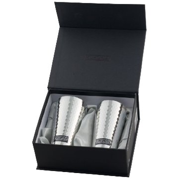 ステンレスタンブラー350ml2客セット(ミラー､槌目仕上げ) ククナの画像
