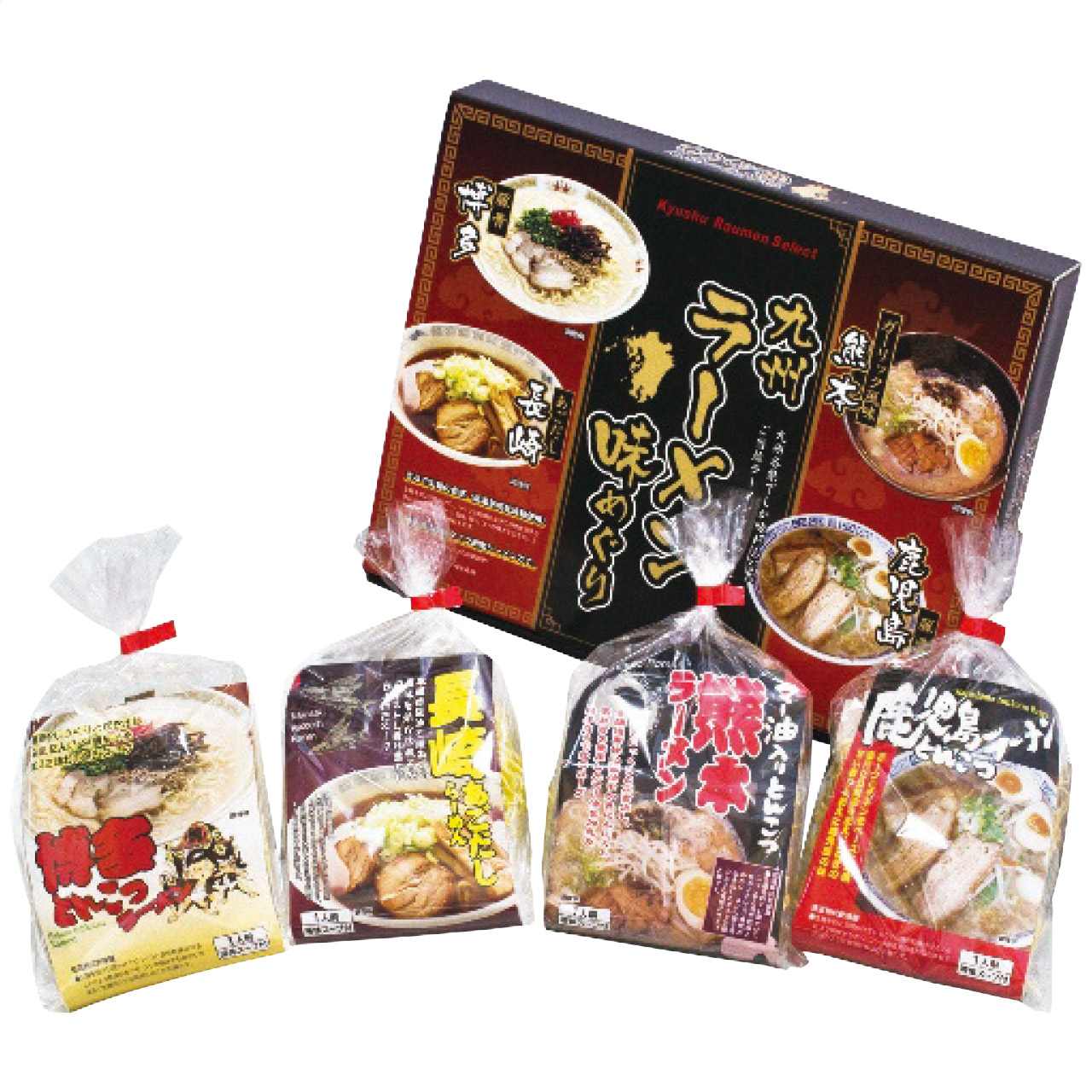 九州ラーメン 味めぐり 4食 KK-10 エン・ダイニングの画像