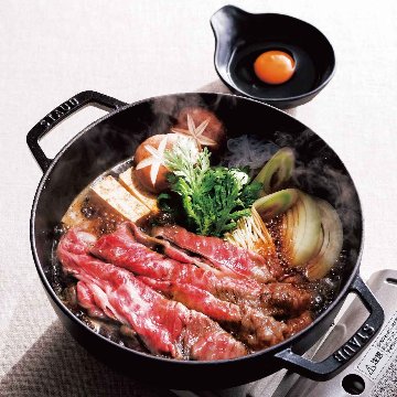 近江牛 すき焼き ＆ 近江牛 と 黒豚 の ハンバーグ セット 千成亭の画像