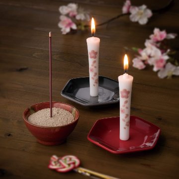 桜華の雅 線香・ローソクセット カメヤマの画像